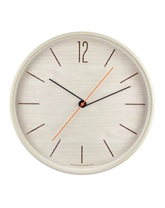 Часы настенные Сканди 777767215 круглые пластик цвет бежевый бесшумные ø30 см Troykatime