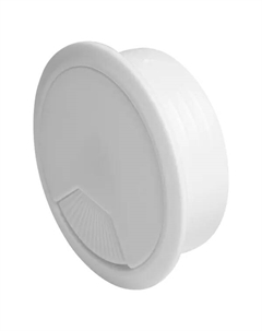 Заглушка для кабель-канала 60 мм цвет белый Jet