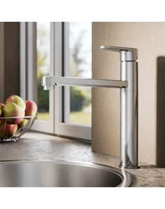 Смеситель кухонный Cerafine общая высота 28.1 см цвет хром Ideal standard