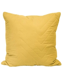 Подушка Nicolosi 45x45 см цвет желтый Inspire