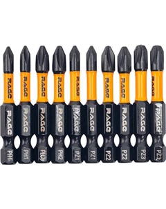 Набор бит ударных магнитных 554192, 5 шт. Rage