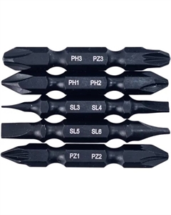 Набор бит двусторонних магнитных 554175, 5 шт. Rage