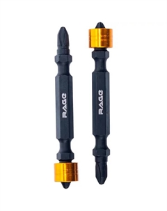 Бита двусторонняя с ограничителем магнитная 554233 PH2x65 мм, 2 шт. Rage