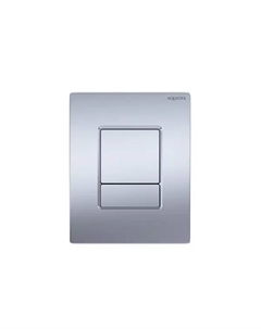 Клавиша смыва для инсталляции Aquatek PNN-0000003, пневматическая, пластик, цвет хром матовый