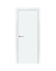 Дверь межкомнатная глухая без замка и петель в комплекте 80x200 см финиш-бумага цвет белый Принцип