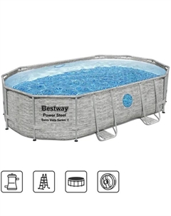 Бассейн каркасный 56946 BW 488x305x107 см 10950 л Bestway