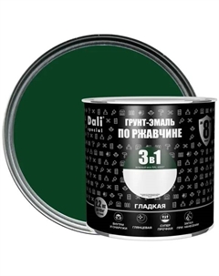 Грунт-эмаль по ржавчине 3 в 1 Special гладкая цвет зелёный мох 2.2 кг RAL 6005 Dali