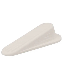 Стопор-фиксатор клин дверной резина 25х108 мм цвет белый Без бренда