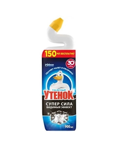 Средство чистящее для унитаза Видимый эффект 900 мл Туалетный утенок