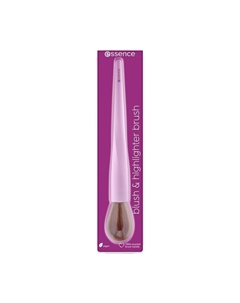 Кисть для румян и хайлайтера Blush & highlighter brush 01 Essence