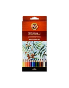 Набор карандашей акварельных Koh-I-Noor "Mondeluz" 12 цв в картон кор Koh-i-noor