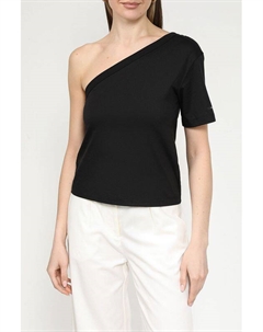 Топ хлопковый ассиметричного кроя Calvin klein