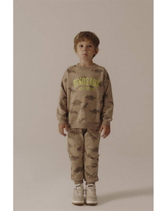 Брюки хлопковые на кулиске с принтом Artie