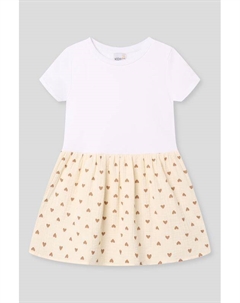 Платье хлопковое с принтом Kidsparad