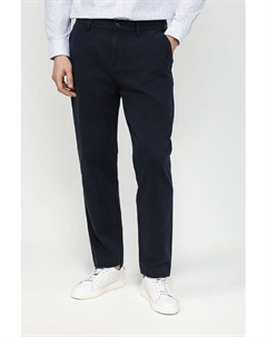 Брюки хлопковые прямого кроя Hugo