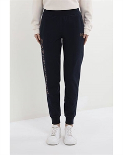 Джоггеры хлопковые на эластичном поясе Ea7