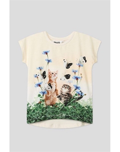 Хлопковая футболка с принтом Molo