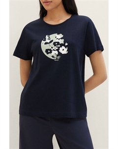 Футболка хлопковая с принтом Tom tailor