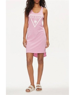 Платье-майка хлопковое с логотипом Guess