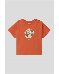 Футболка хлопковая с принтом Mayoral