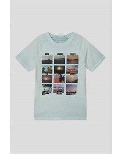 Футболка хлопковая с принтом Guess