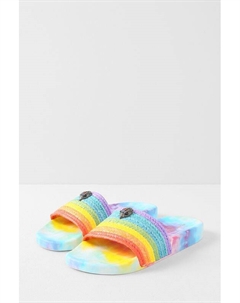 Шлепанцы с декором Kurt geiger