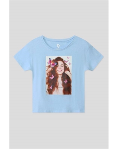 Хлопковая футболка с принтом Reporter young