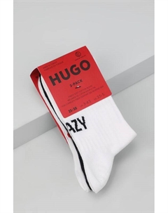Набор из 3 пар хлопковых классических носков Hugo