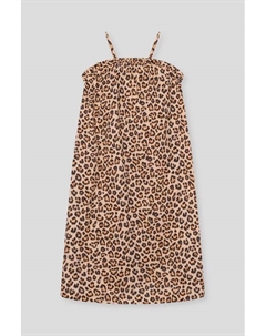 Сарафан хлопковый с анималистичным принтом Molo