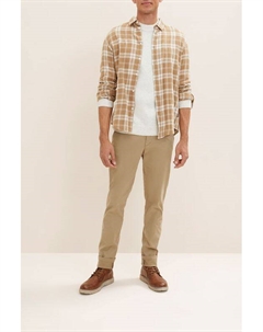 Брюки хлопковые прямого кроя Tom tailor