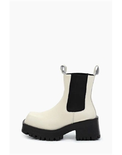 Ботинки кожаные с эластичными вставками Abricot