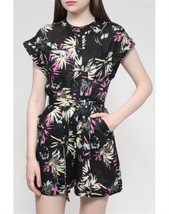 Льняной комбинезон с цветочным принтом Scotch&soda