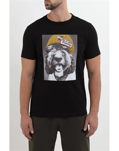 Футболка хлопковая с принтом Replay