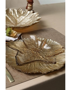 Блюдо стеклянное декоративное Autumn Forest Anna lafarg