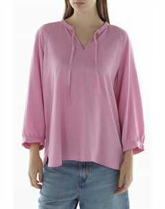 Блуза с воротником на завязках Comma,