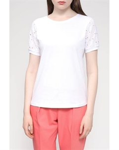 Футболка с кружевными рукавами More&more