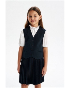 Жилет на пуговицах Silver spoon