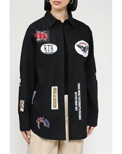 Рубашка хлопковая с принтом Twist