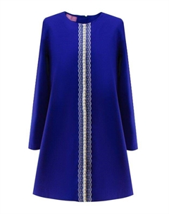 Шерстяное платье с контрастными деталями Evika kids