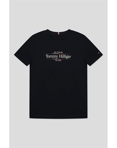 Футболка хлопковая с логотипом Tommy hilfiger