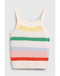 Топ хлопковый на лямках в полоску Tommy hilfiger