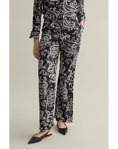 Брюки с принтом прямого кроя Piombo