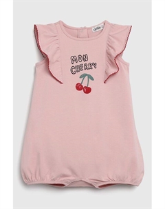 Песочник хлопковый с рюшами и принтом Artie