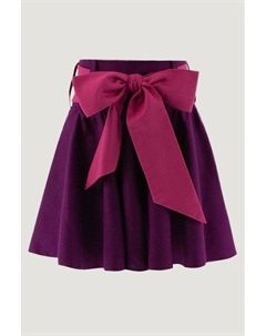 Хлопковая юбка с поясом-бантом Evika kids