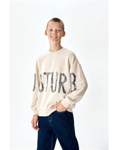 Свитшот хлопковый с принтом Смена