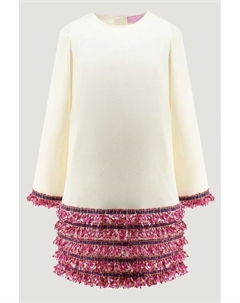 Хлопковое платье с тесьмой Evika kids