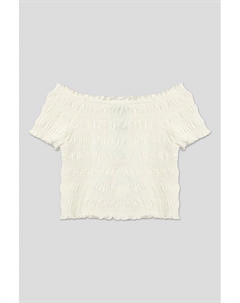 Хлопковый топ с открытыми плечами Ovs