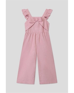 Комбинезон из хлопка и льна на лямках Mayoral