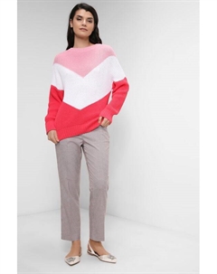 Вязаный пуловер с контрастным рисунком Belucci