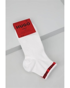 Набор из 2 пар хлопковых укороченных носков Hugo